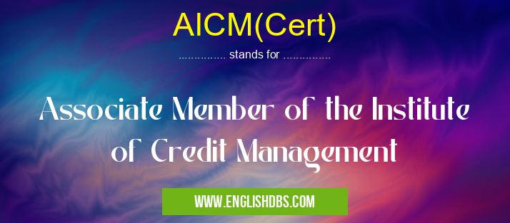 AICM(Cert)