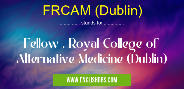 FRCAM (Dublin)