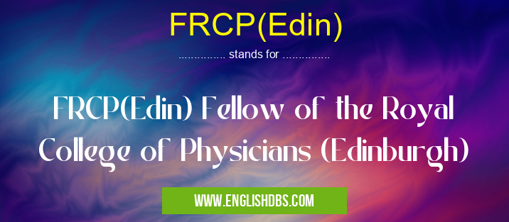 FRCP(Edin)