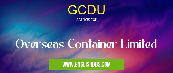 GCDU