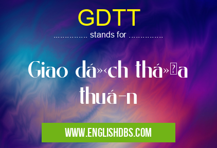 GDTT
