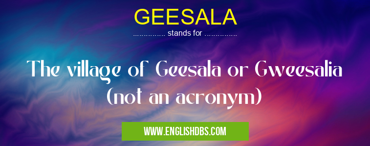GEESALA