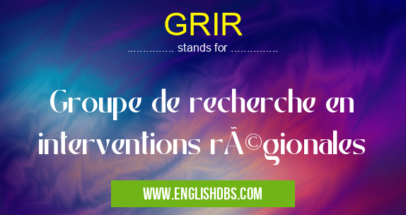 GRIR