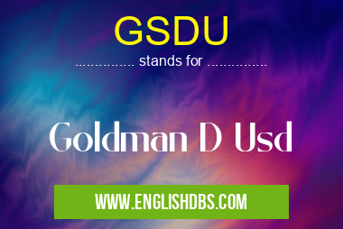 GSDU