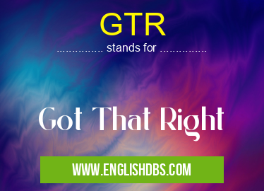 GTR