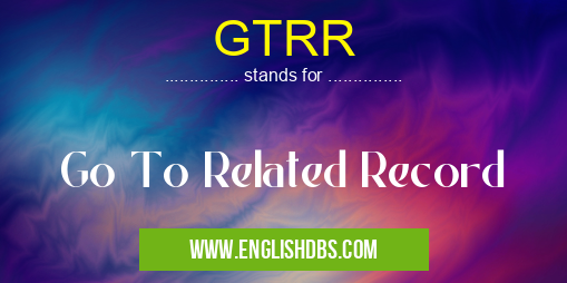 GTRR