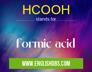 HCOOH
