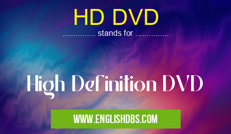 HD DVD