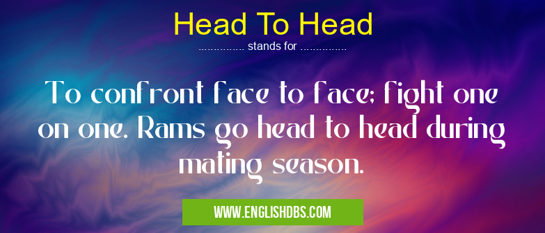 Head To Head