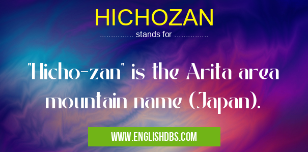 HICHOZAN