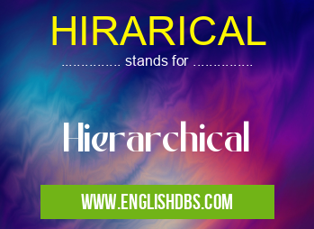 HIRARICAL