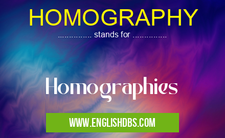 HOMOGRAPHY