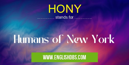 HONY