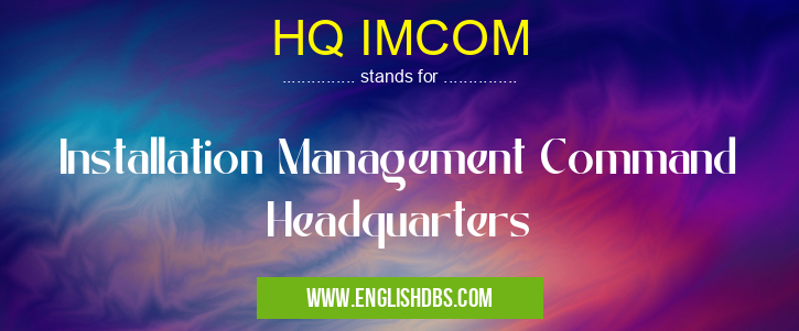 HQ IMCOM