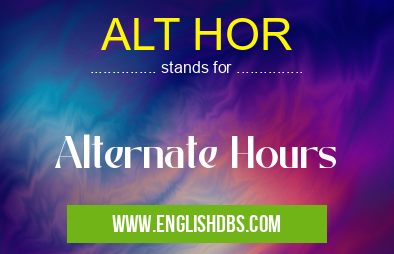 ALT HOR