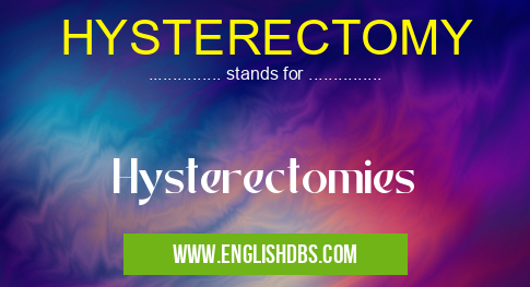 HYSTERECTOMY