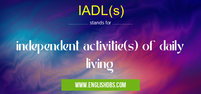IADL(s)