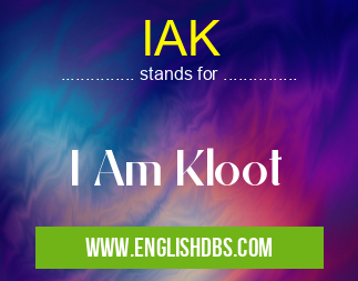 IAK