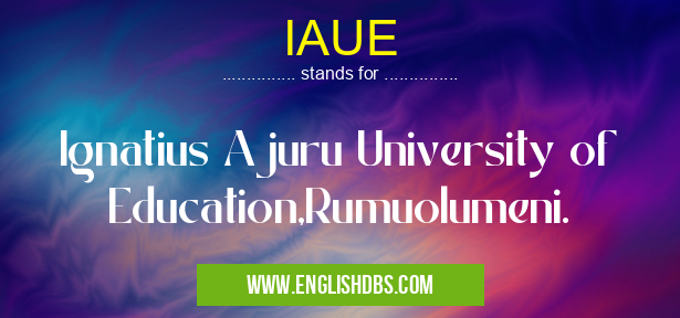 IAUE