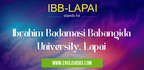 IBB-LAPAI