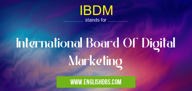 IBDM