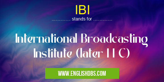IBI