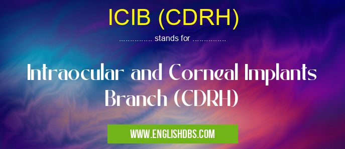 ICIB (CDRH)