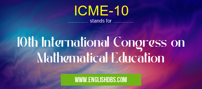 ICME-10