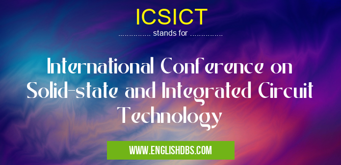 ICSICT