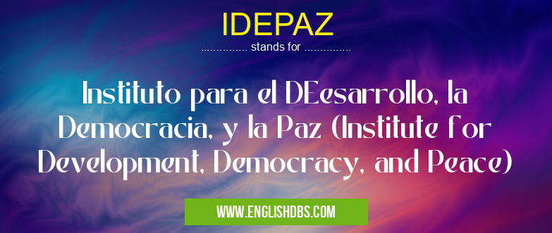 IDEPAZ
