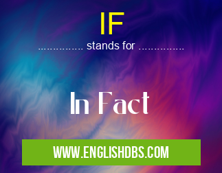IF