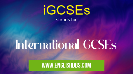 iGCSEs