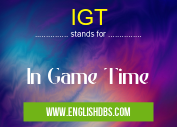 IGT