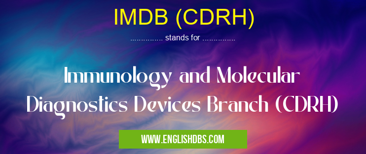IMDB (CDRH)