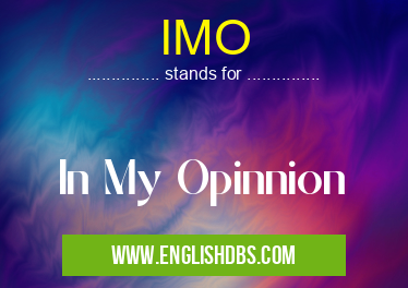 IMO