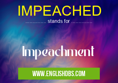 IMPEACHED