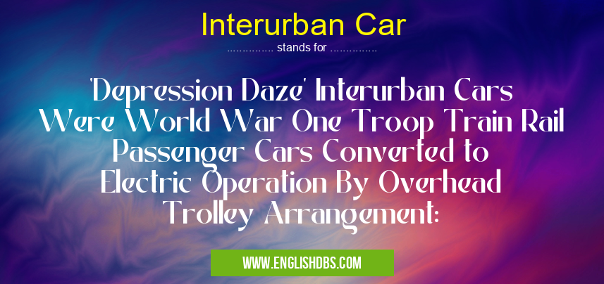 Interurban Car