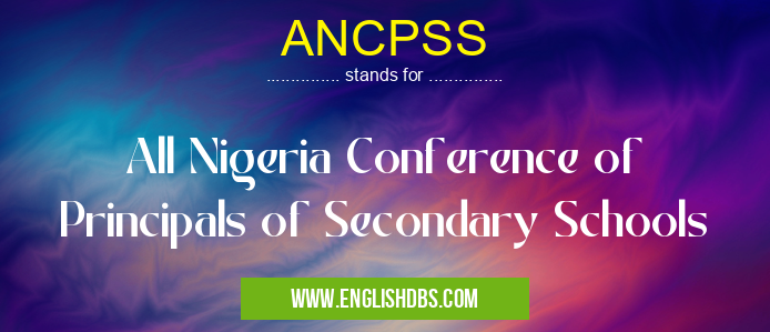 ANCPSS