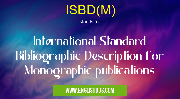 ISBD(M)