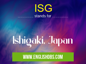ISG