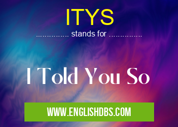 ITYS