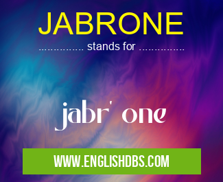 JABRONE