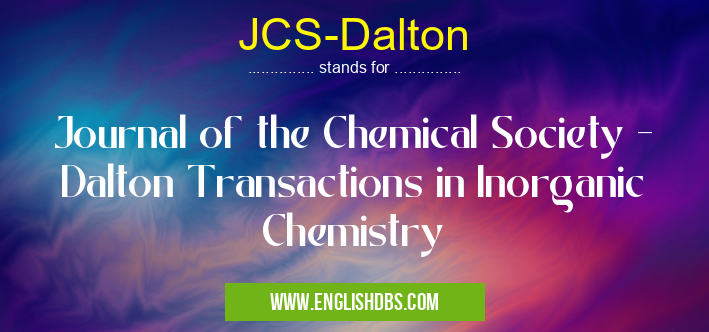 JCS-Dalton