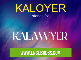 KALOYER