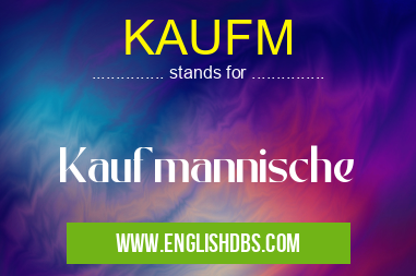 KAUFM