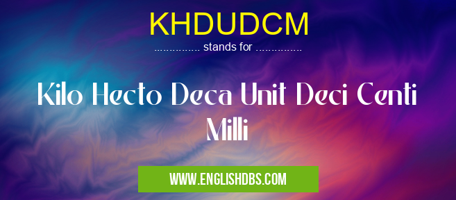 KHDUDCM