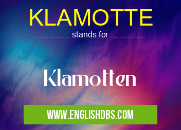 KLAMOTTE