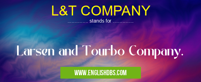 L&T COMPANY
