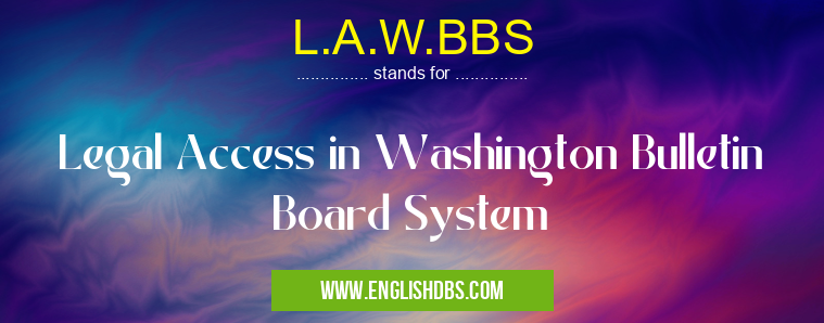 L.A.W.BBS