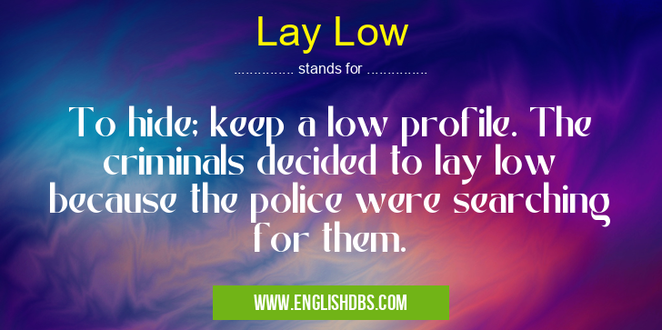 Lay Low